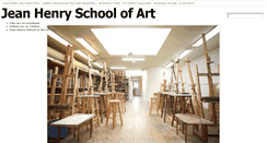 Desktop Screenshot of jeanhenryschoolofart.com