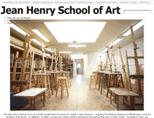 Tablet Screenshot of jeanhenryschoolofart.com